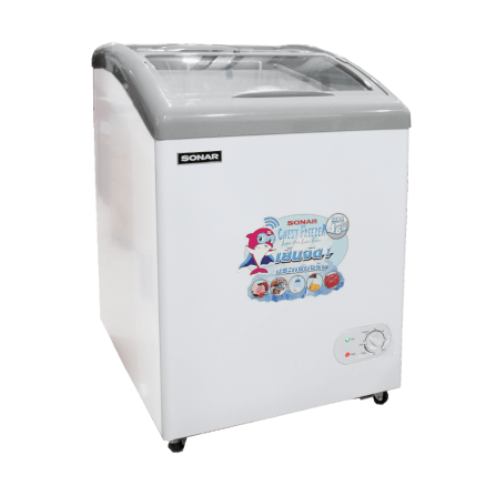 ตู้แช่แข็ง ฝากระจก SONAR รุ่น SD-128G ขนาด 128 ลิตร 4.6 คิว สีขาว_3